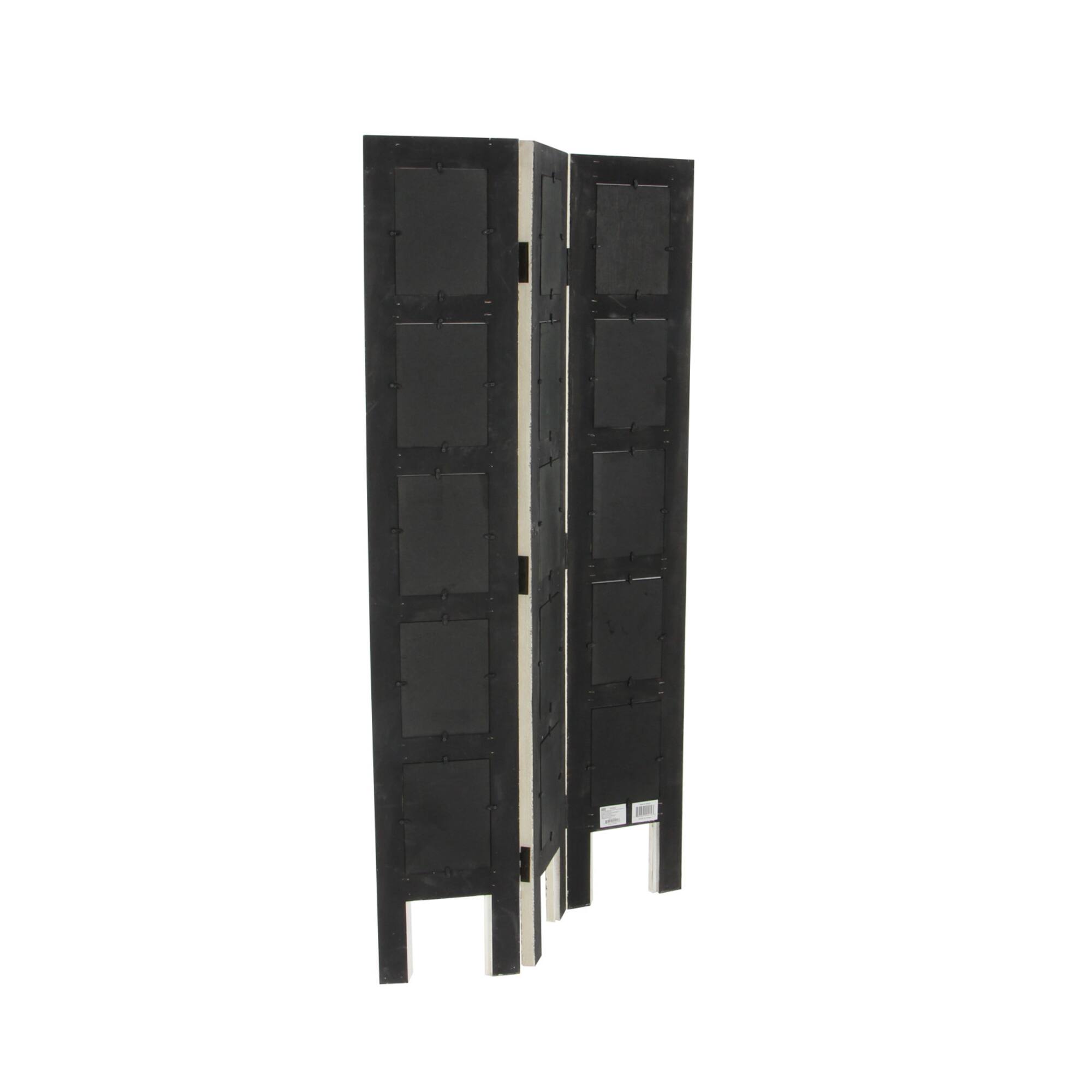 White Wood Farmhouse Room Divider Screen